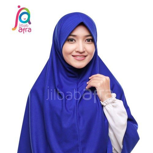 JILBAB AFRA BERIA BIRU BENHUR