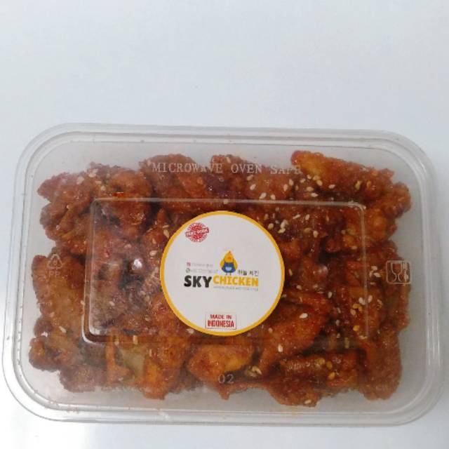 

Snack Kulit Ayam Crispy Saus Korea (Incheon Chicken)