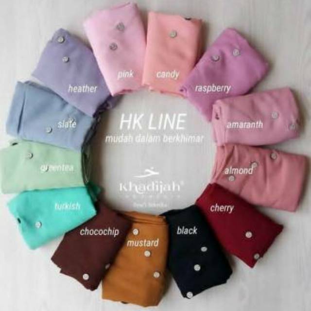 Size S - Helpy Kids Line Khimar / HK Line (Khadijah Indonesia)