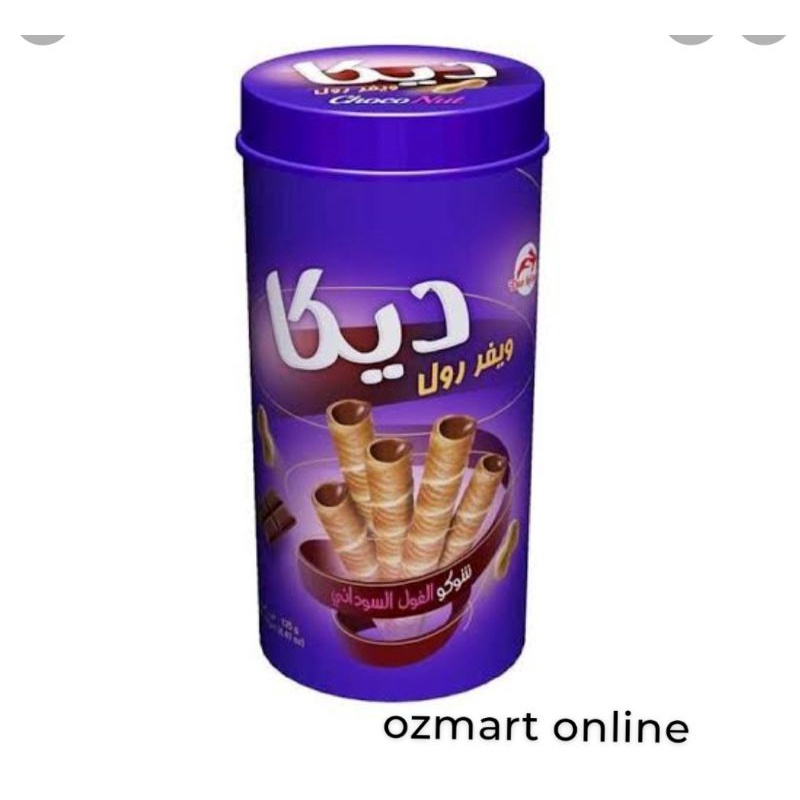 deka wafer roll 125 gr choco nut
