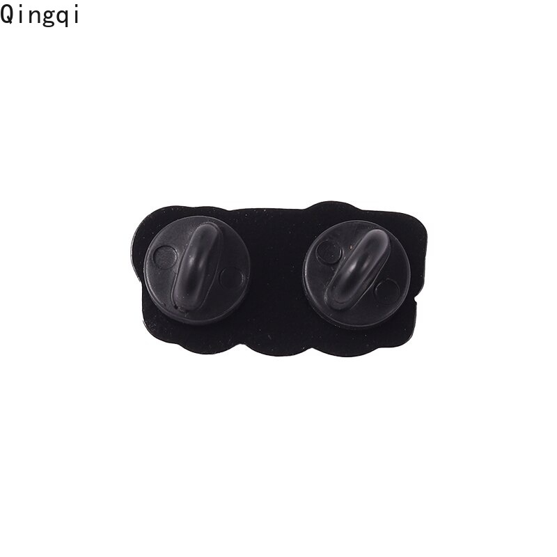 Bros Pin Enamel Desain Quotes Don 't Worry Smile To World Inspirasional Untuk Pria Dan Wanita