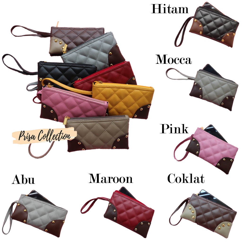 Prisa collection - Dompet 3 ruang Dompet hp dan kartu atm