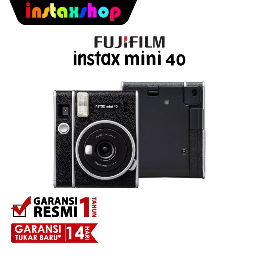 Jual Fujifilm Instax Mini 40 Instant Film Camera - Garansi Resmi