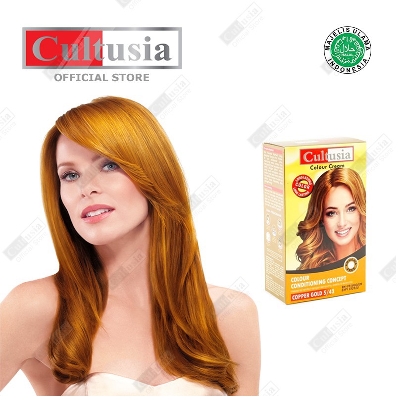 Cultusia Hair Color Copper Gold 5 43 30 ML