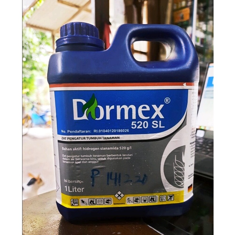 Dormex Penumbuh tunas, Dormex original 520 SL Hidrogen Sianamida 1 Liter Hydrogen Cyanamide Penumbuh