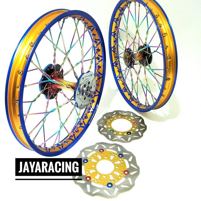 Velg 17 dft vline tromol becak pelangi Ninja R Ninja RR sepaket
