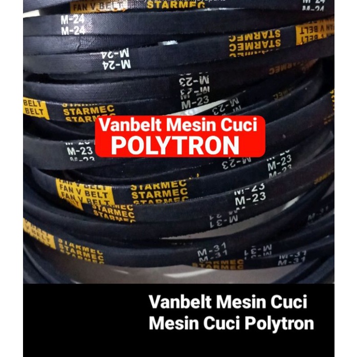 Vanbelt Mesin Cuci Polytron M-28 Polytron 2 Tabung Fan V Belt