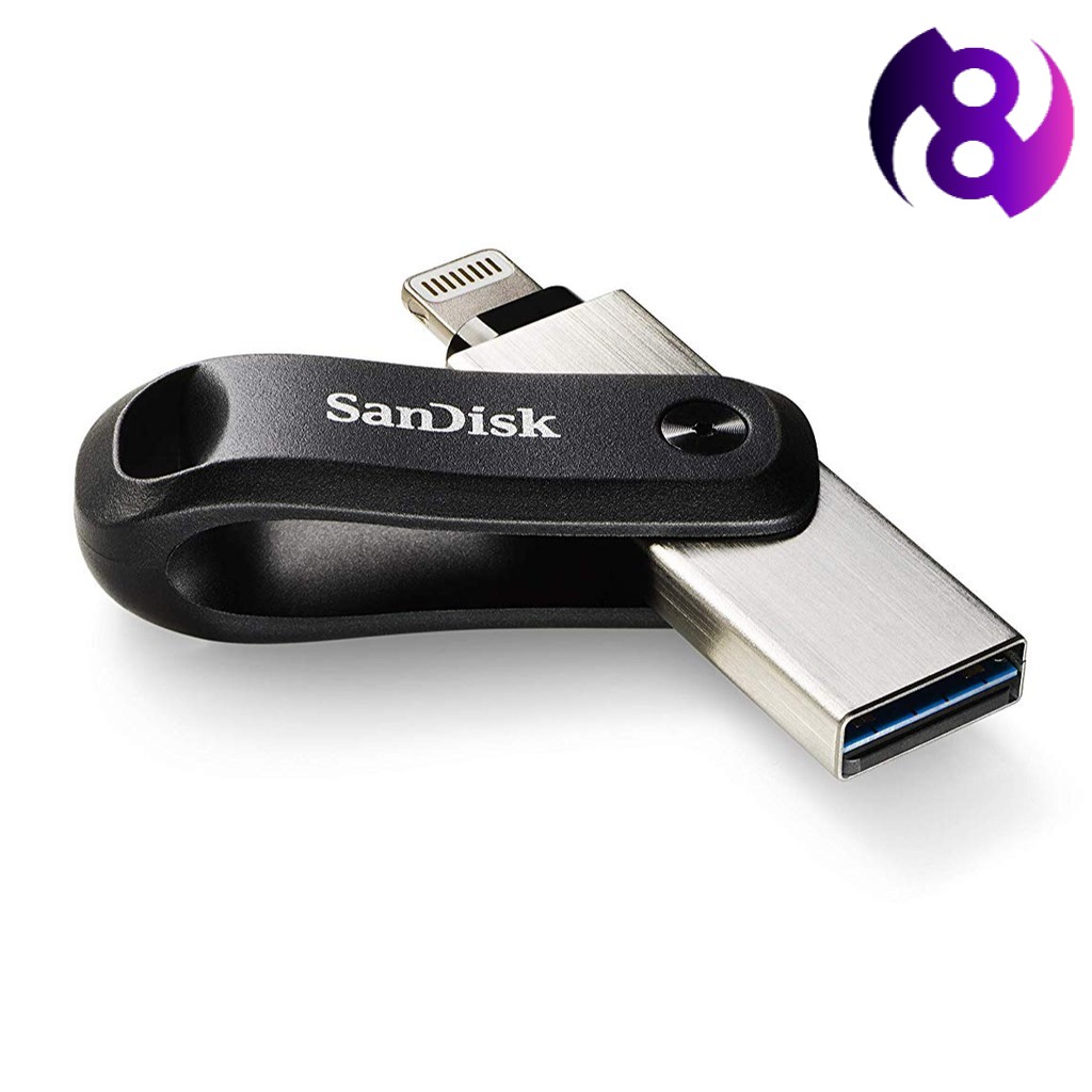 Sandisk Ixpand GO Flash Drive OTG Lightning USB 3.0 For Iphone / Ipad - 256GB