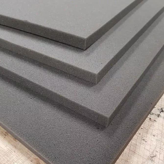 siap kirim] Busa Royal Foam Hitam D.20 Lembaran Alas Sofa / Jok Kursi 50x100x3 cm