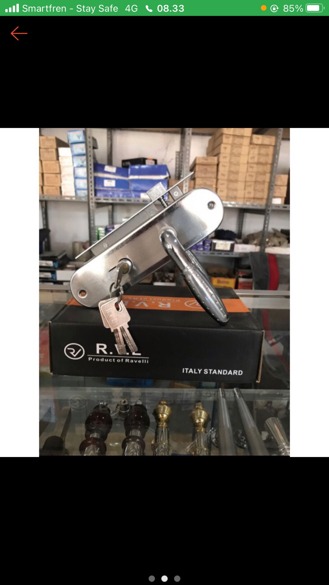 Kunci Tanggung Rvl / Handle Pintu Rvl 20 Cm Fullset