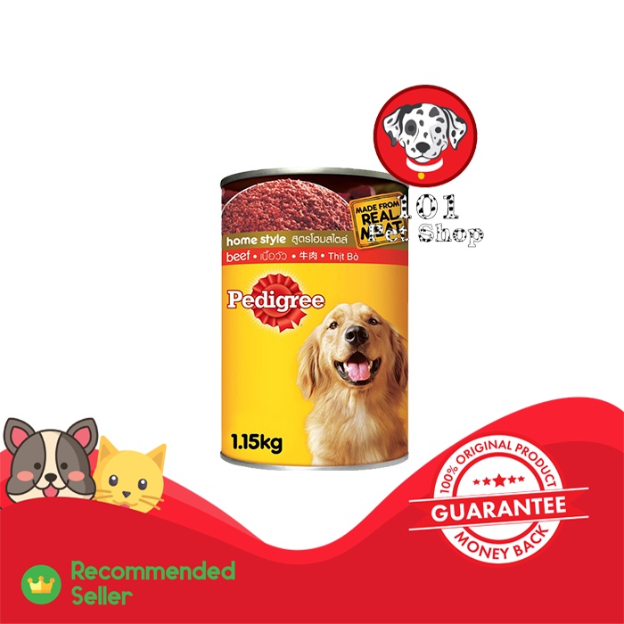 MAKANAN ANJING PEDIGREE BEEF 1.15KG