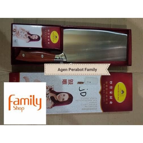 PISAU SET PISAU GOLOK DAGING CINCANG STAINLESS MIAO GUAN JIA TEBAL (C3H3) Pisau dapur import Pisau D