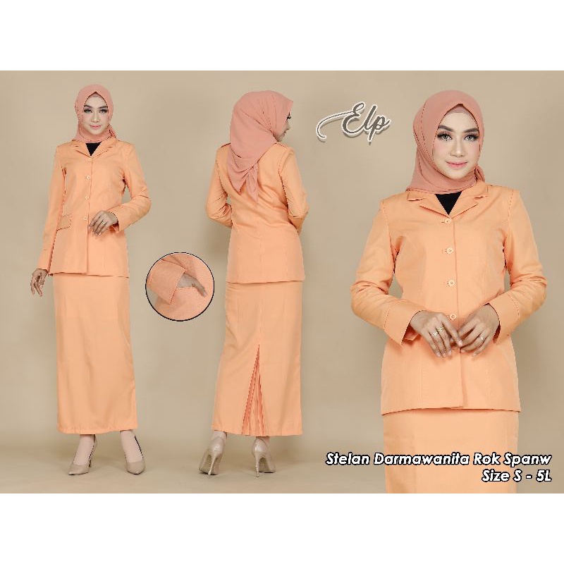 BAJU DARMAWANITA / SERAGAM DARMAWANITA /  BLAZER WANITA SERAGAM BAJU DHARMA WANITA FREE HIJAB