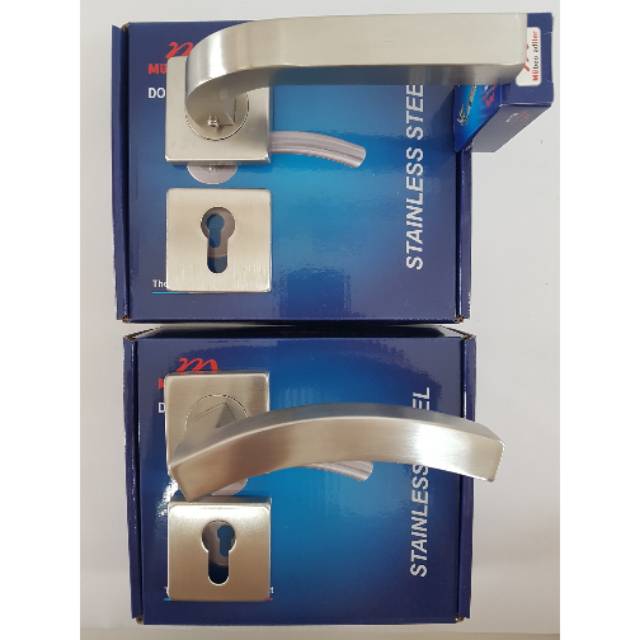 Handle Pintu Roses / Handle Pisah / Model Pisah Stainless Steel MULLER (Handle+Silinder Cover)