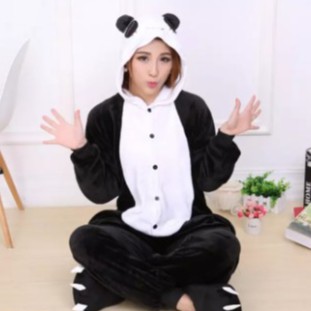 Kostum Pajamas Karakter Panda Costume Cosplay Character Dewasa Onesie Unisex