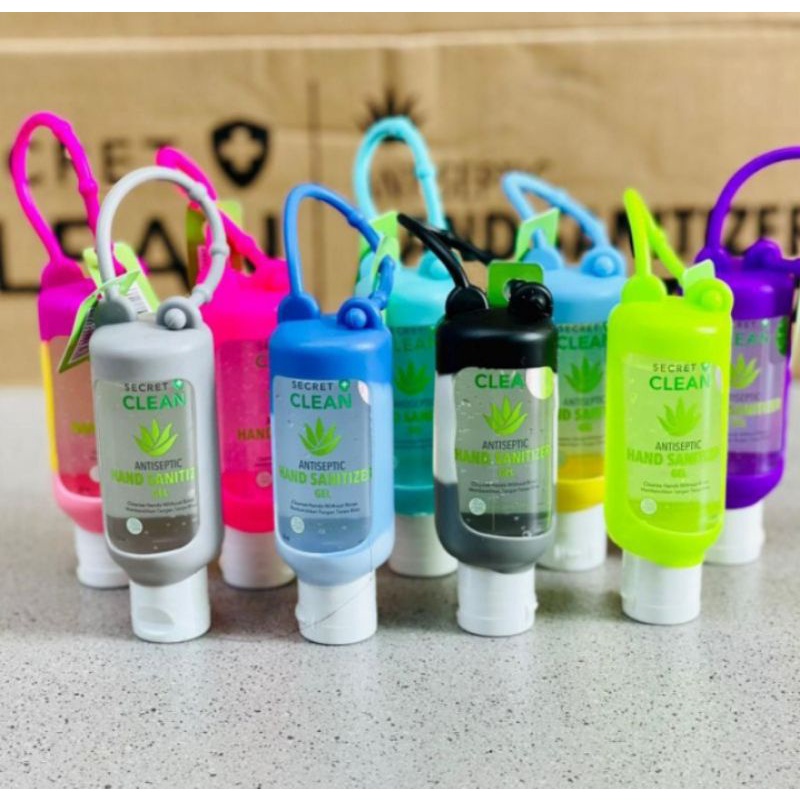 HAND SANITIZER GEL DAN SPRAY GANTUNG 50ML SECRET CLEAN