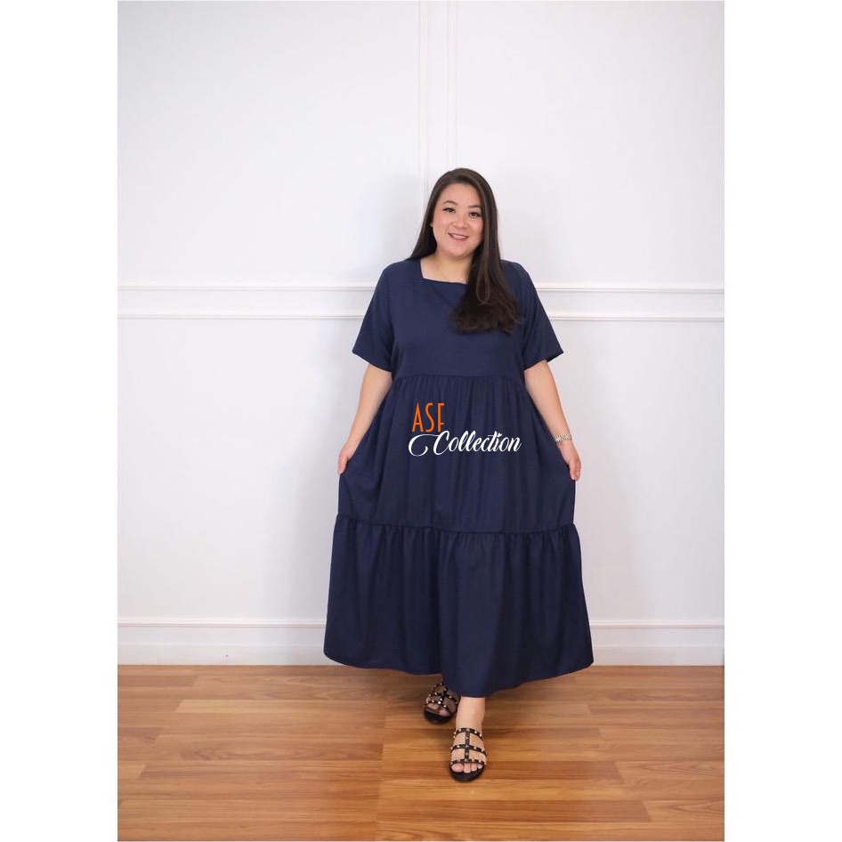 Dress Cherry Wanita Jumbo|Dress bodycon maxsi casual pesta party|Dress sabrina big size|Dress Sabrin