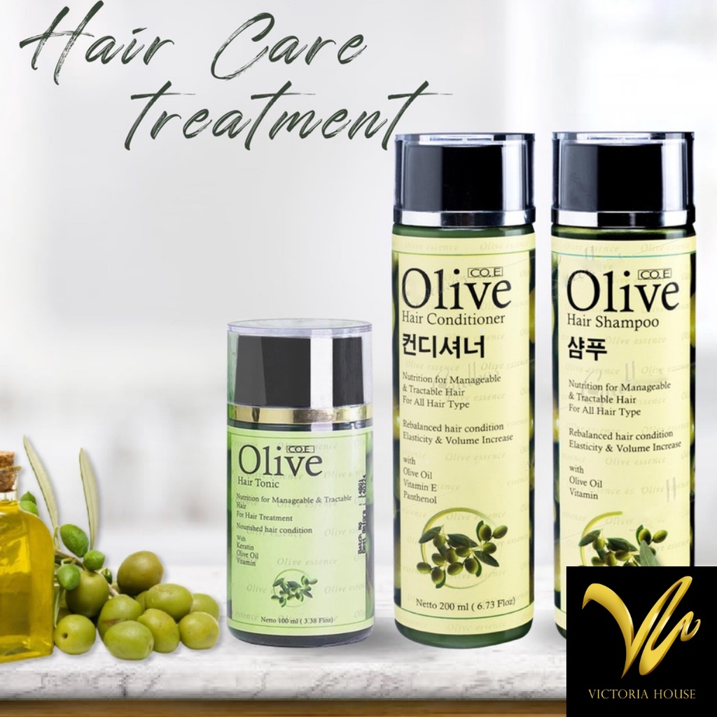 CO.E Olive Hair Treatment | Shampoo | Conditioner | Tonic | Shampo Serum Kids SYB (✔BPOM) (KIM)