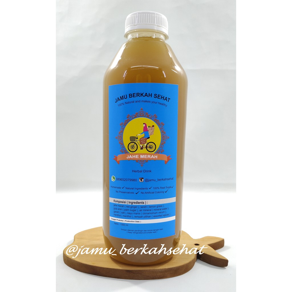 

Jahe Merah 1000 ML Jamu Berkah Sehat