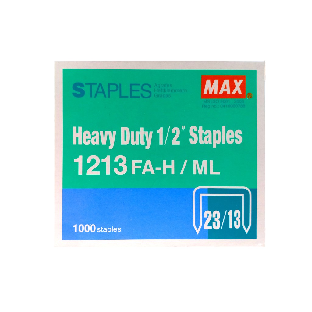 

Isi Steples Max No. 12/13 - 1 Kotak