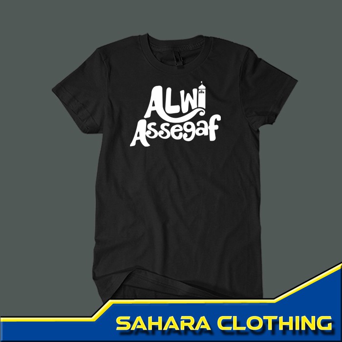 Kaos ALWI ASSEGAF TULISAN Kaos Pria Wanita Remaja Dewasa Cotton Combed 30s Premium