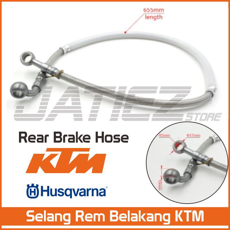 Selang Rem Belakang KTM - Rear Brake Hose KTM HUSQVARNA