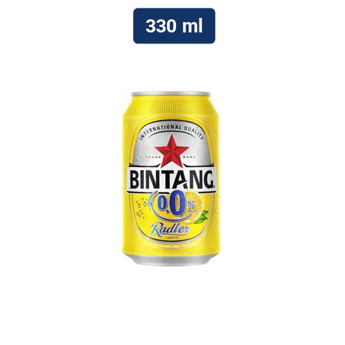Bintang Radler 0% Lemon Can 330ml