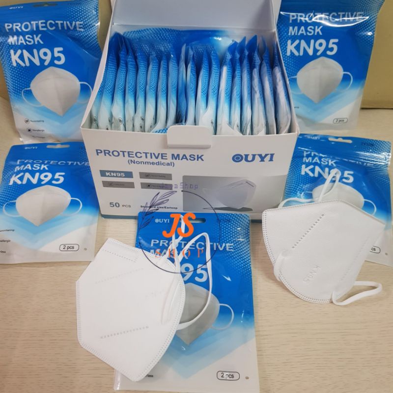 Masker KN95 UYI 5ply 1Box isi 50pcs Stelir packing