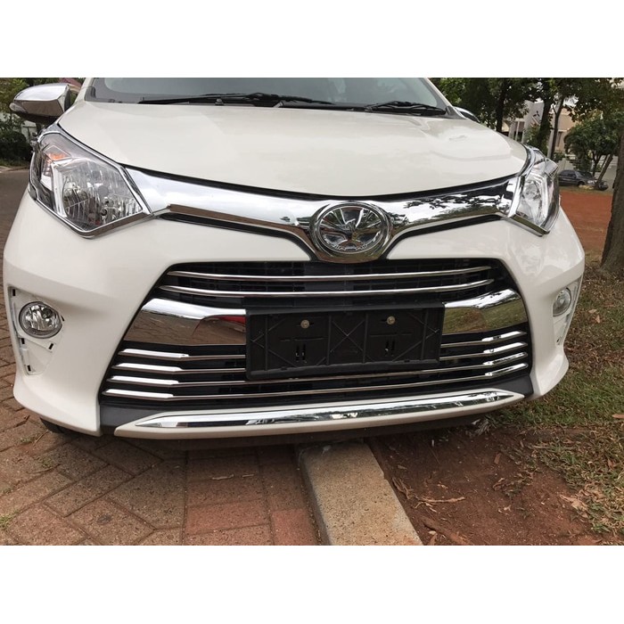 Cover grill radiator chrome Toyota Calya | Kikim Variasi