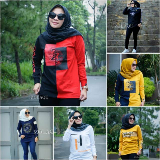  KAOS  WANITA  PILIHAN ZOLAQU  Shopee Indonesia