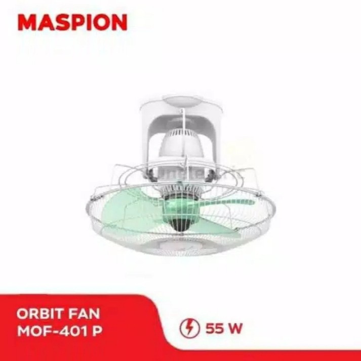 Orbit Fan 16 Inch Maspion MOF-401P / 401 P / kipas angin auto fan 16inch MOF401P Kipas Angin Plafon Putar