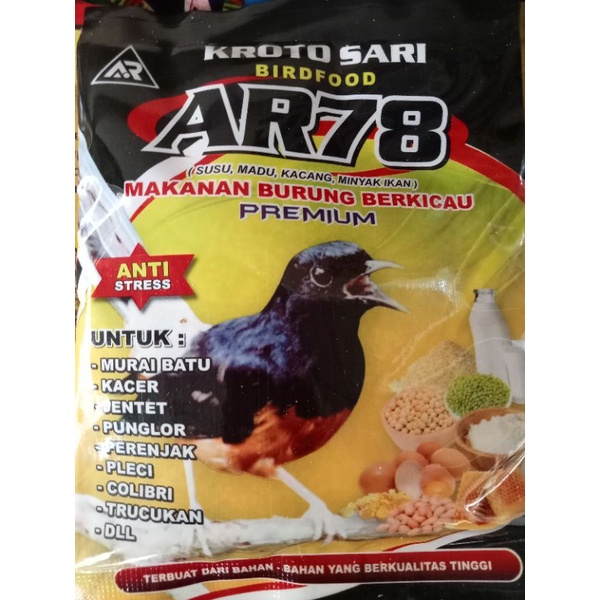 makanan burung kicau krotosari AR78 kasar