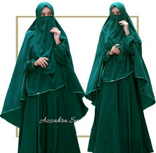 NEW COLLECTION ORIGINAL GLZ GAMIS UMBRELLA AZZAHRA CADAR SYARI