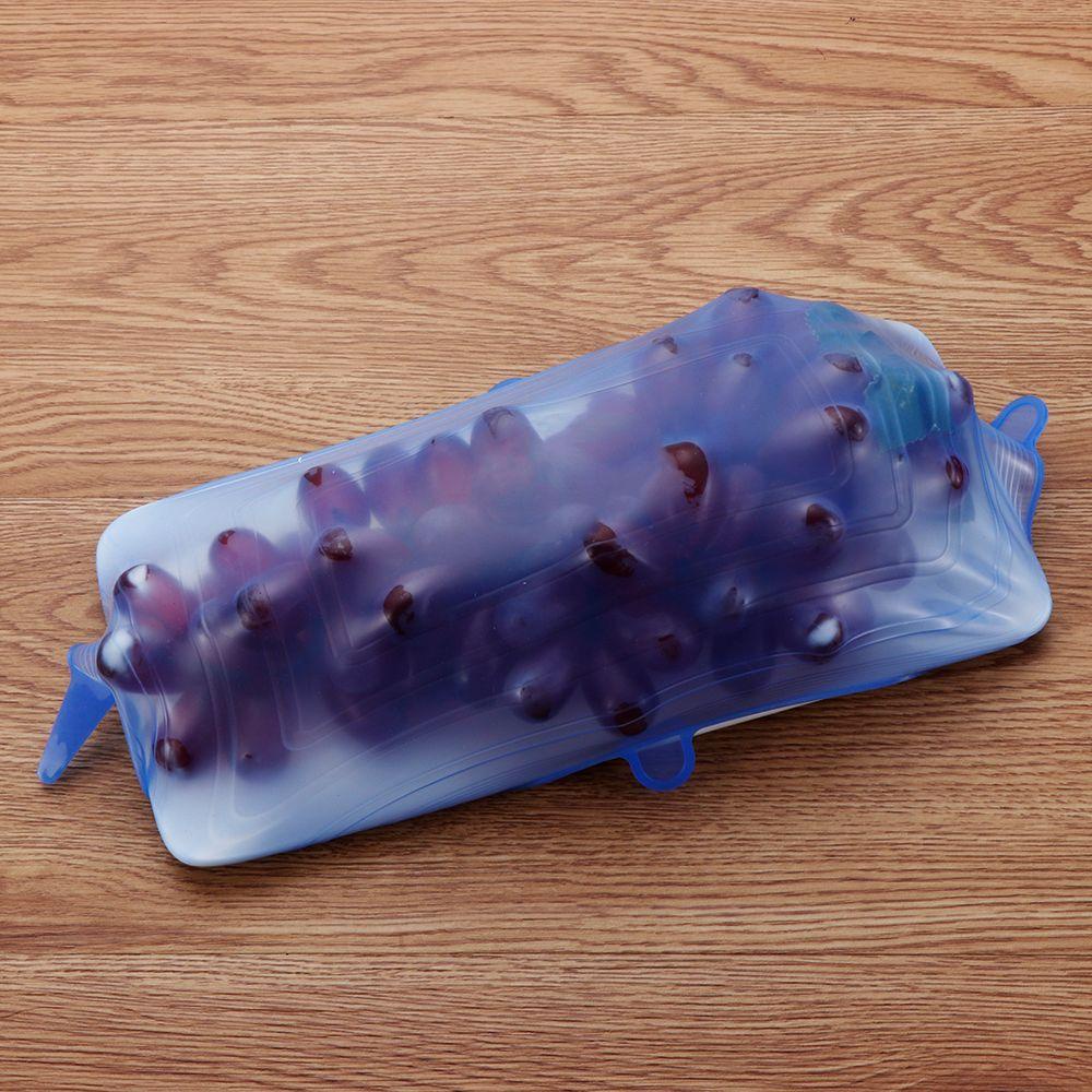 Suyo Bowl Cover 4warna Alat Dapur Menjaga Segar Tutup Makanan Segar Reusable Seal Round Square
