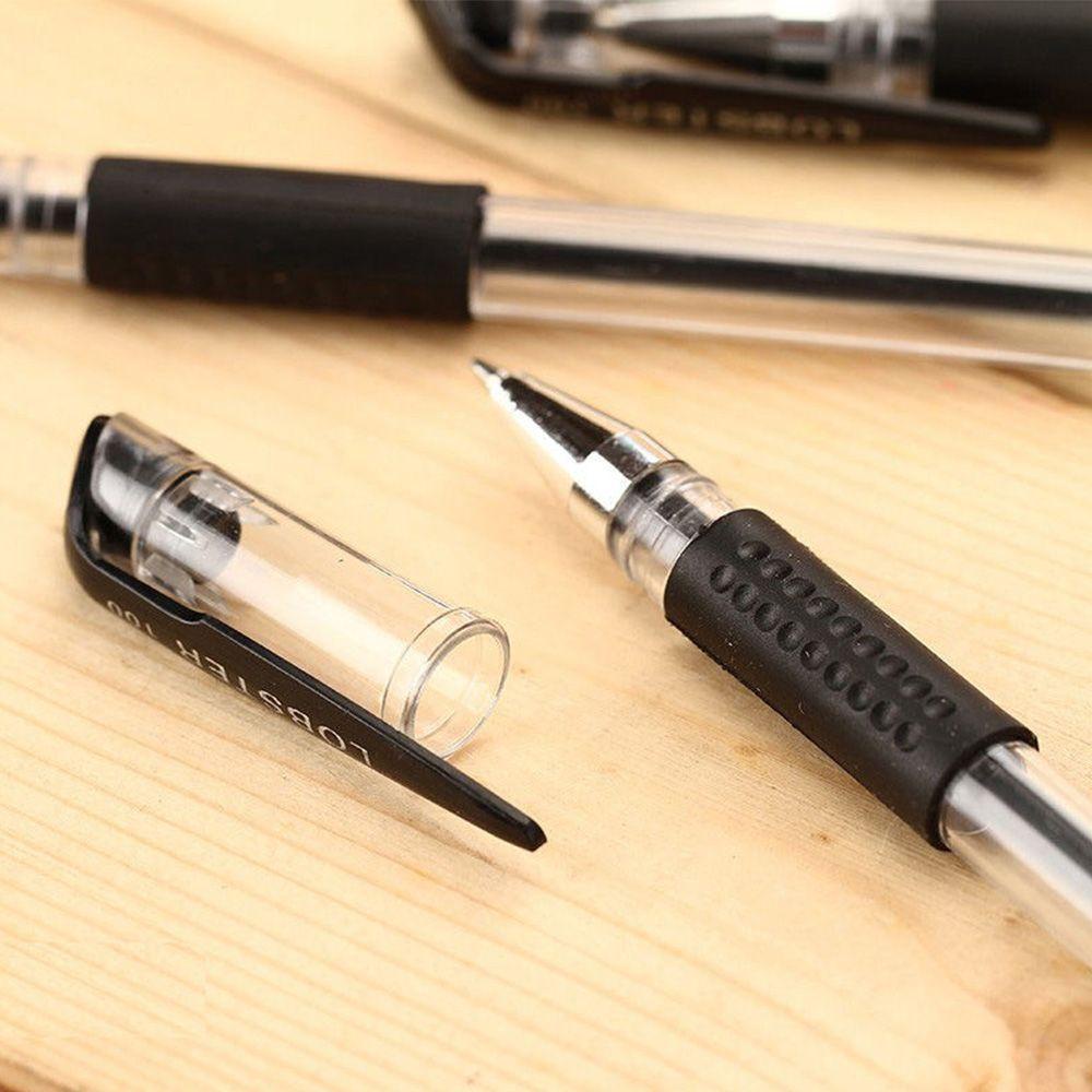 Lanfy 10 Pcs RollerBall Ballpoint Pen 10 Pcs Siswa Digunakan Di Kantor Sekolah RollerBall Tinta Hitam