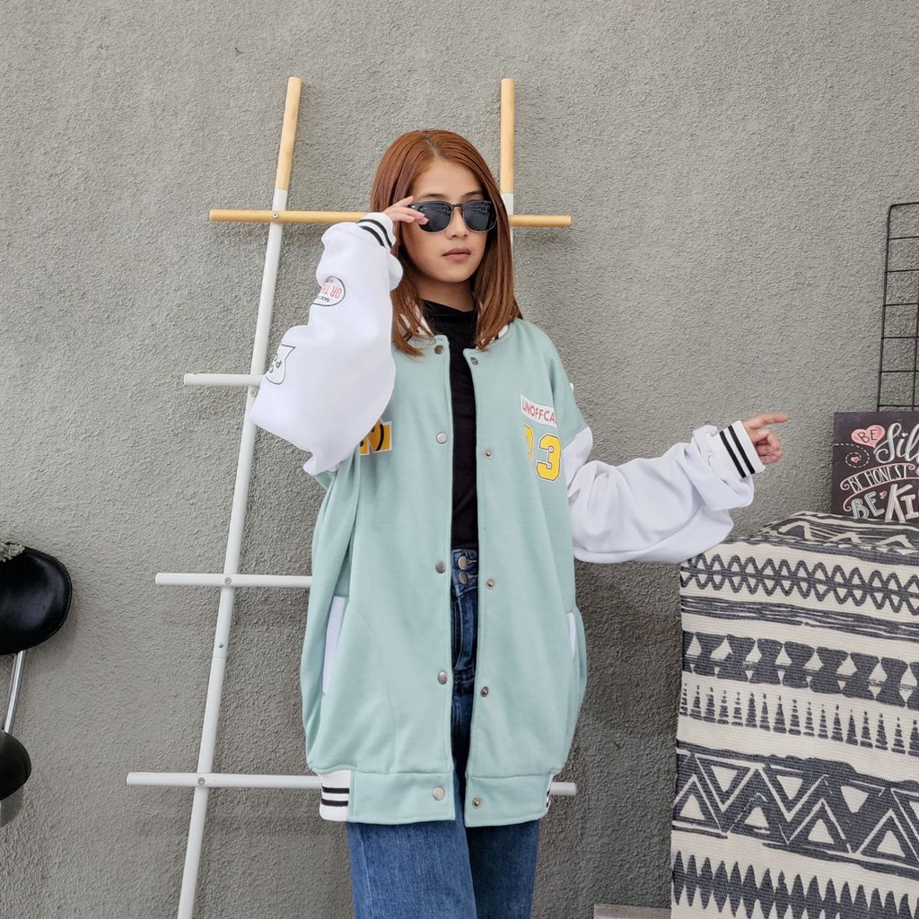 R 33 BASEBAL XXL SWEATER VARSITY | SWEATER VARSITY CEWE | SWEATER VARSITY COWO | SWEATER VARSITY MUR