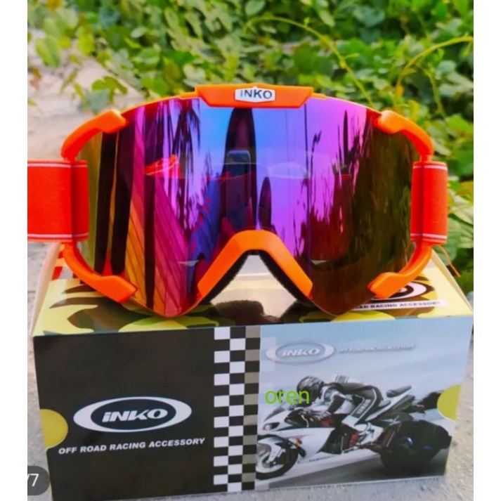 Fatinjayashop kaca helm cross/visor helm cross trail /kaca INKO 100% ORIGINAL BUAT HELM NHK GM KYT J