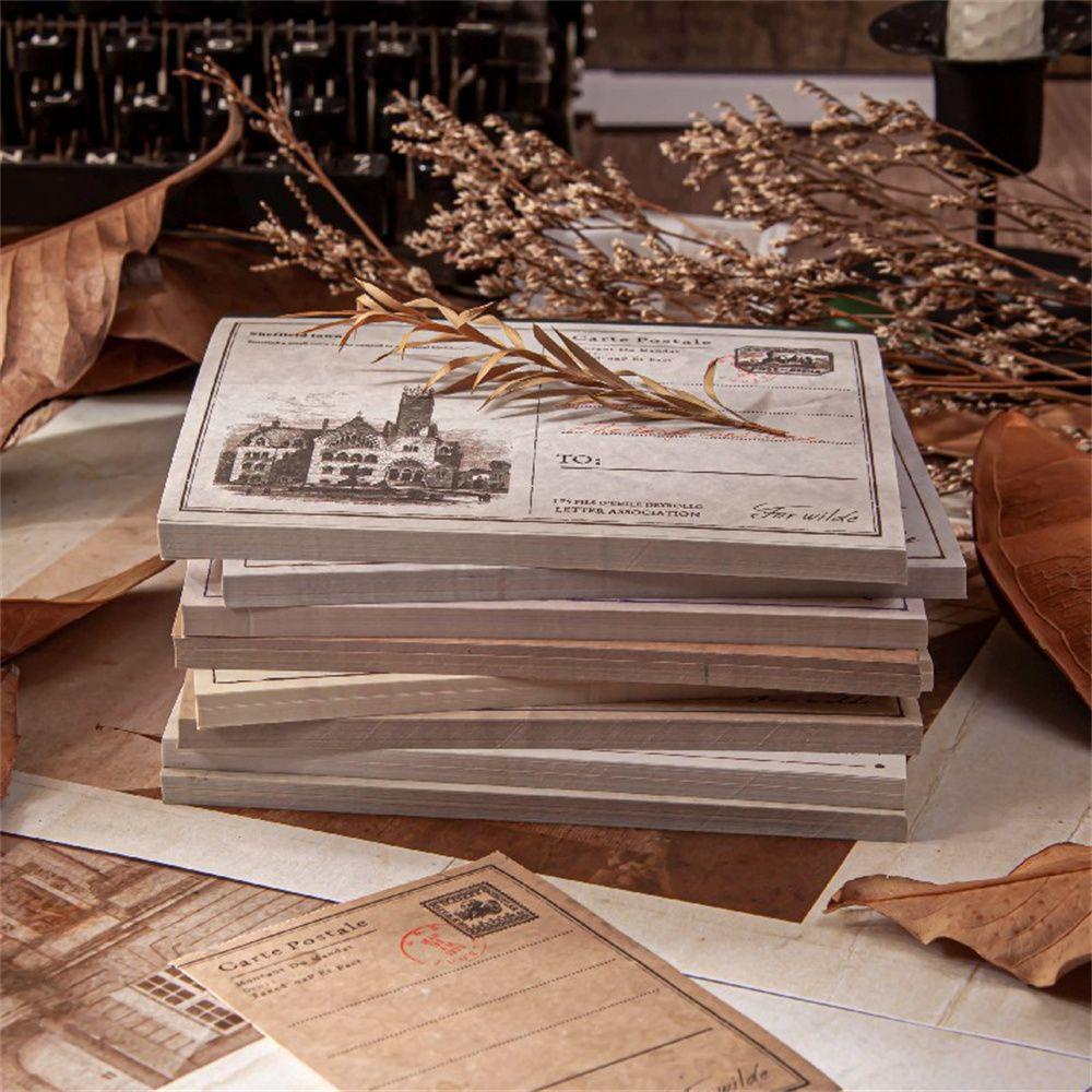 50 Lembar / set Kertas Pesan Bunga Byzantium Untuk Dekorasi Sekolah