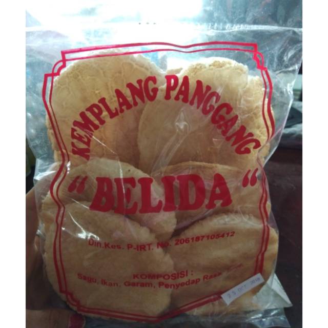 

Kerupuk Kemplang ikan belida