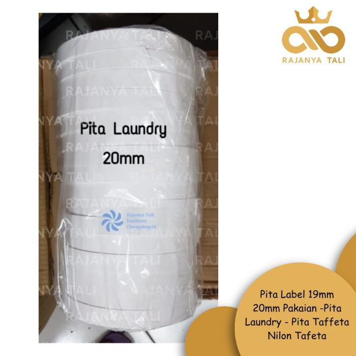 

Kertas / Pita Label 19Mm 20Mm Pakaian -Pita Laundry - Pita Taffeta Nilon Tafeta