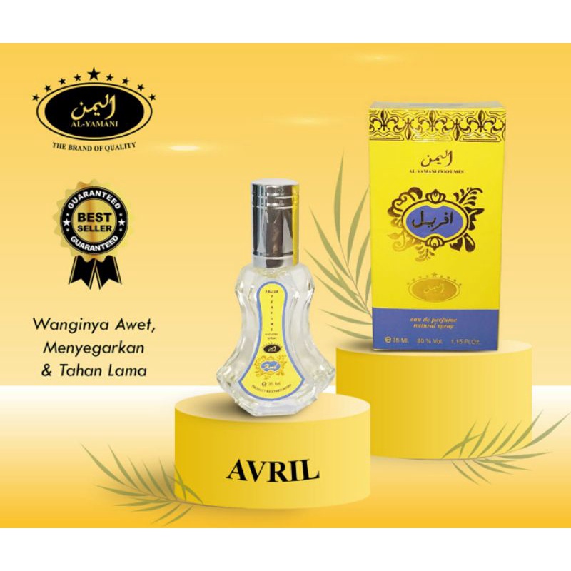 Parfum AL YAMANI Spray 35ml Aroma AVRIL