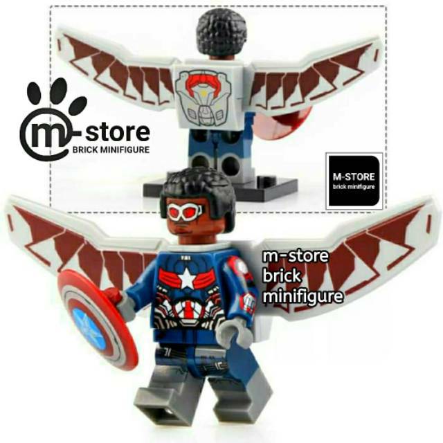 sam wilson captain america lego