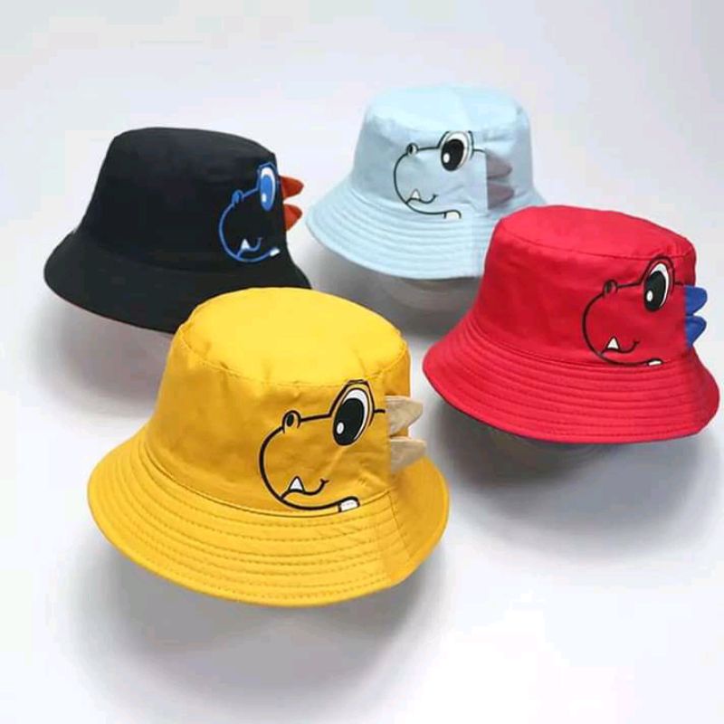 Topi bucket dino/ topi bucket anak