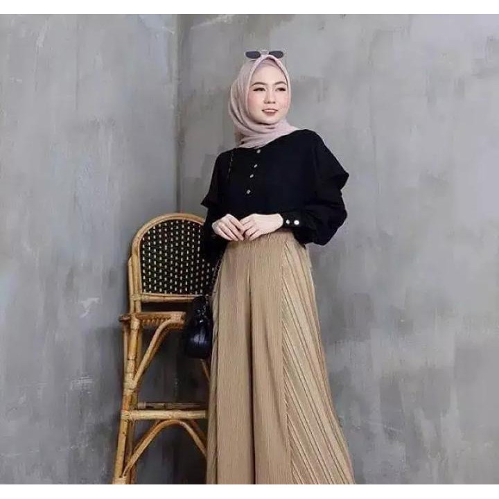 baju terbaru masa kini  NIKITA BLOUSE bajumurah/ baju masakini/blouse kekinian