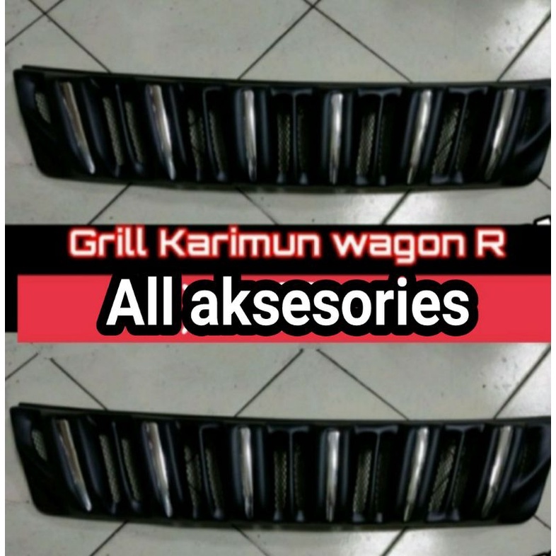 Gril Karimun Wagon R Model Apolo Lis Crom