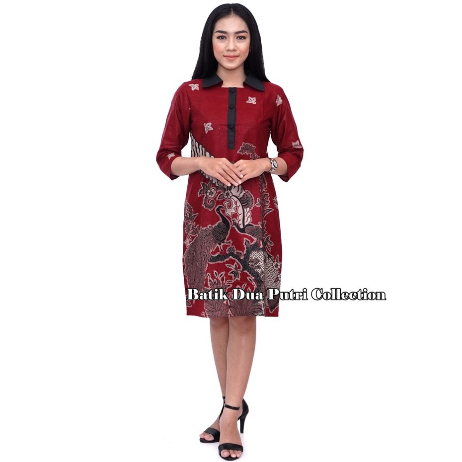 Couple Batik Wanita Kemeja Pria Exclusive Motif Kekinian Terbaru Karimun By Batik Dua Putri Collection