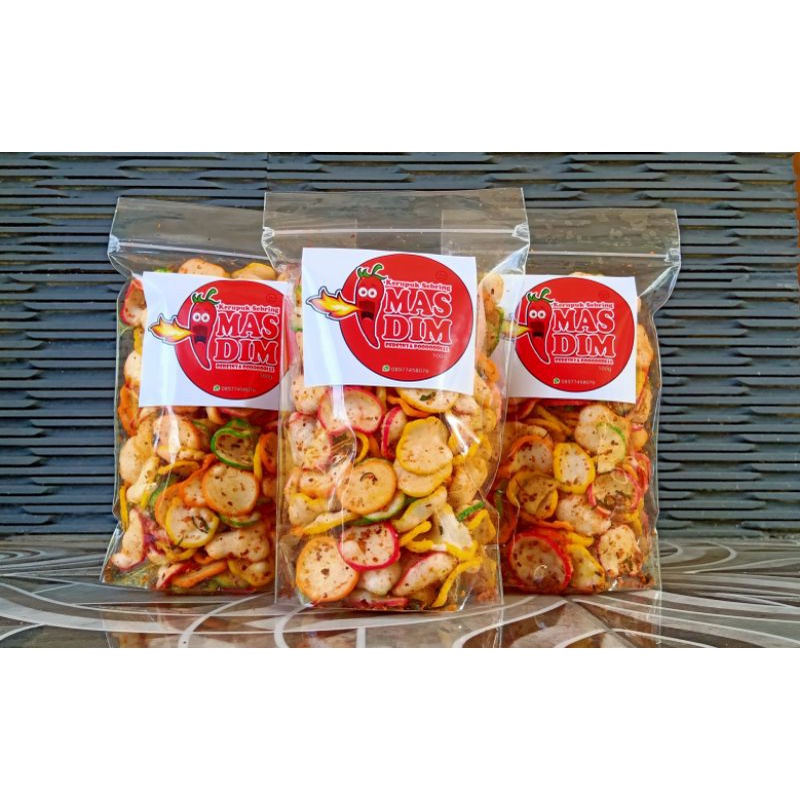 

Kerupuk Jablay/Kerupuk Seblak Bantet Pedas 100g