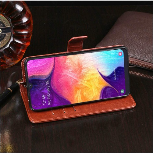 Samsung a50 Flip WALLET Case Premium Leather