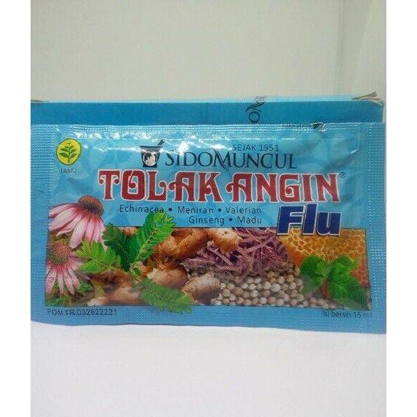 Tolak Angin Flu 15 ML Cair Dewasa Sachet - Obat Herbal Flu