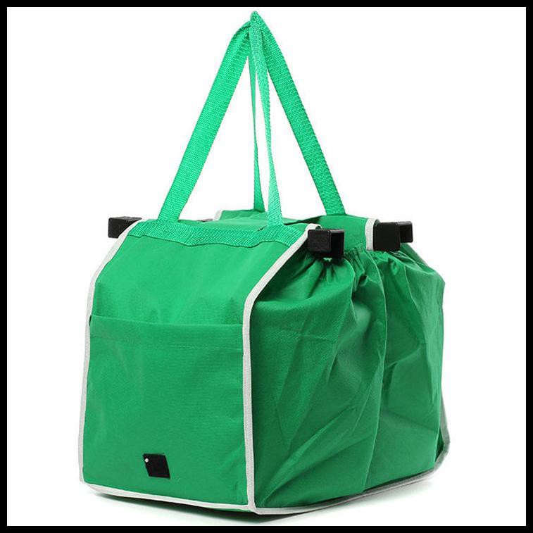 TAS BELANJA GROCERY TOTE BAG GO GREEN - GREEN